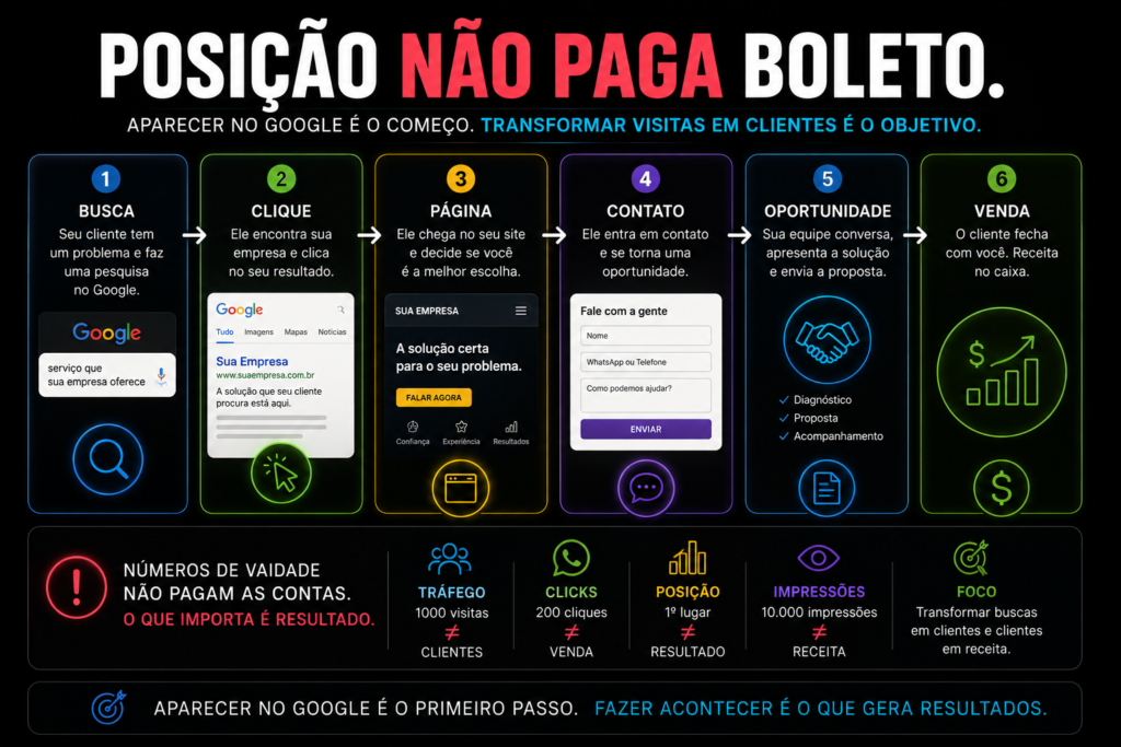Como transformar tráfego do Google em clientes