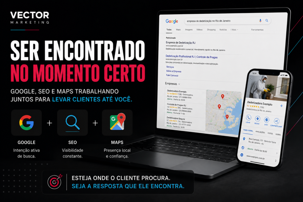 Google SEO e Google Maps para conseguir mais clientes