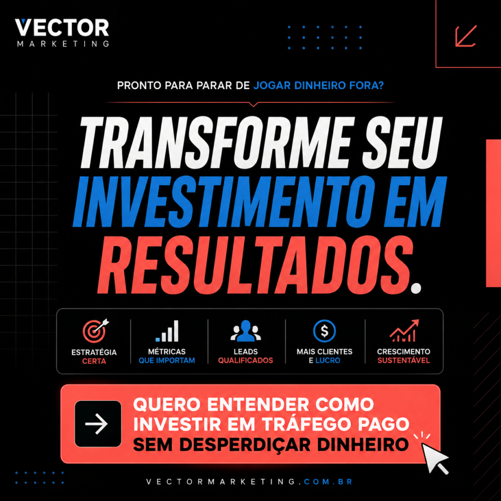 QUERO ENTENDER COMO INVESTIR EM TRÁFEGO PAGO SEM DESPERDIÇAR DINHEIRO