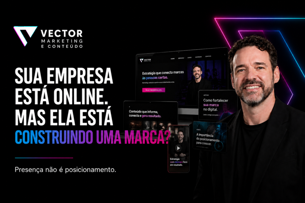 O branding digital ajuda pequenas empresas a construir uma presença mais consistente, profissional e reconhecível na internet.