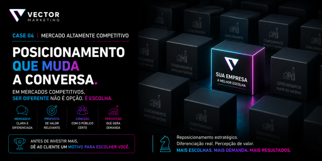 Posicionamento de marketing para empresas em mercados competitivos