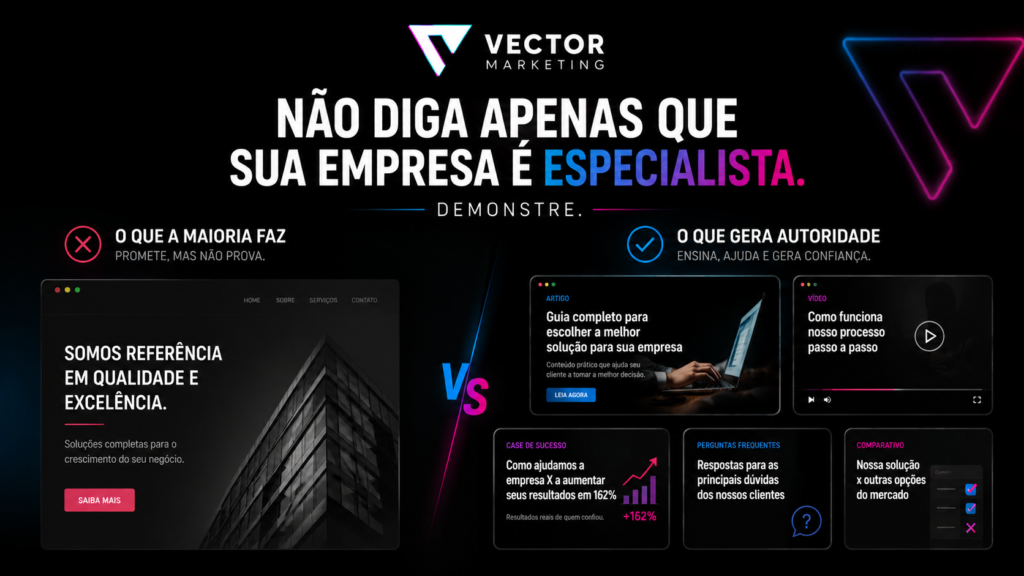 Conteúdo para construir autoridade empresarial