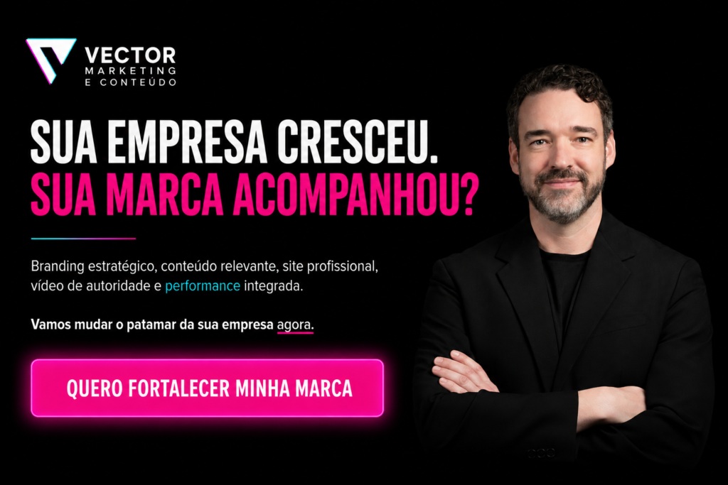 Estratégia de branding digital para pequenas empresas da Vector Marketing