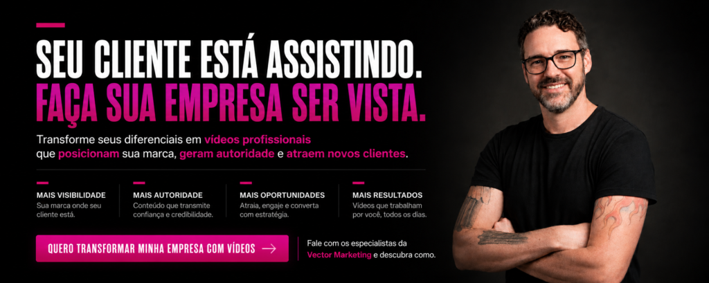 Vector Marketing estratégia de conteúdo em vídeo para empresas