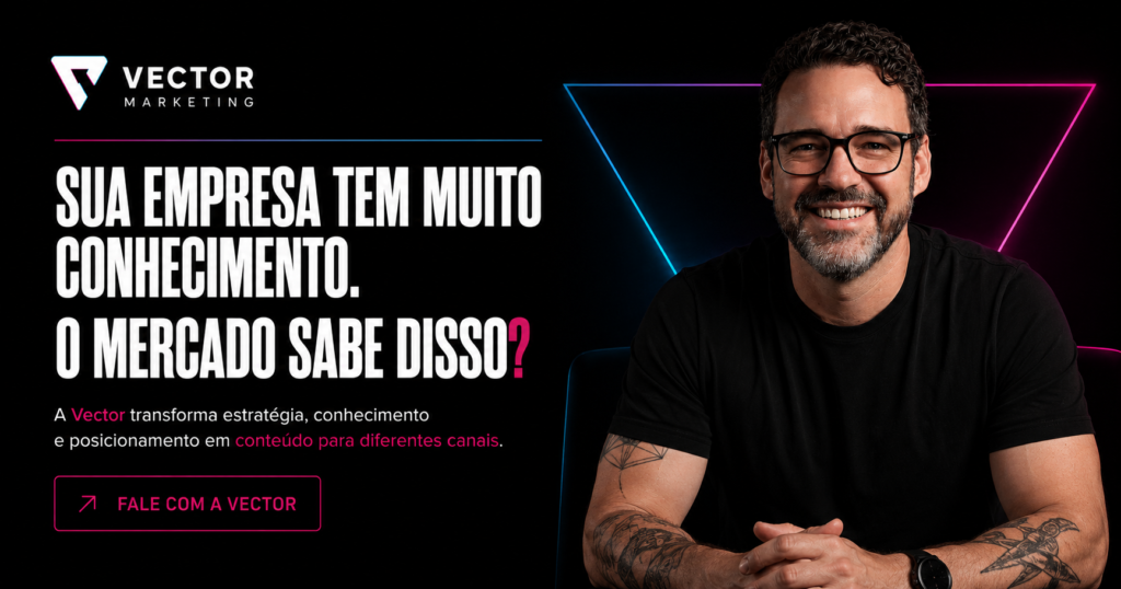 Transforme o conhecimento da sua empresa em conteúdo capaz de gerar autoridade e oportunidades.