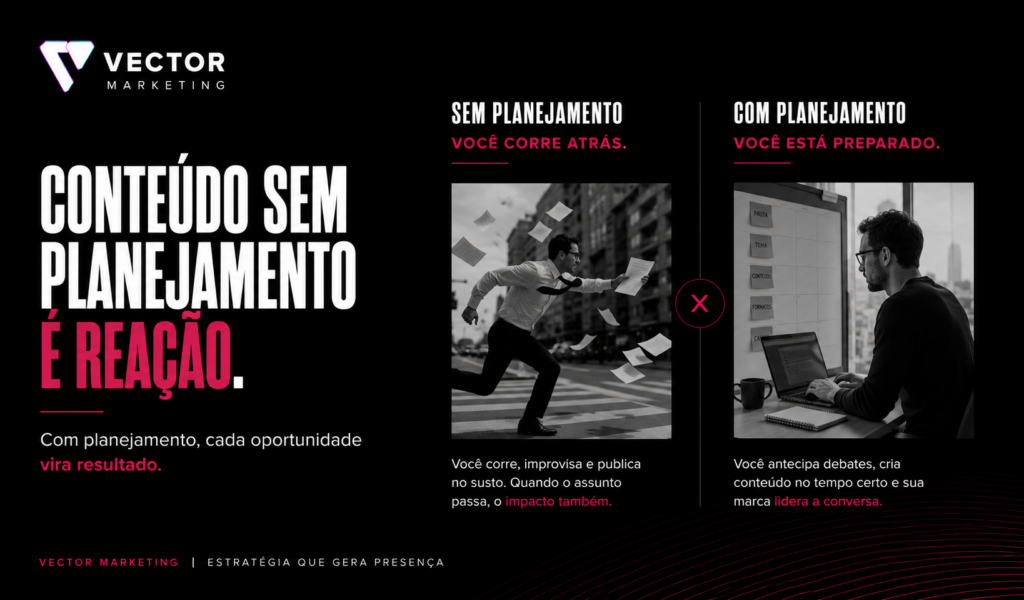 Planejamento e oportunidades no calendário editorial