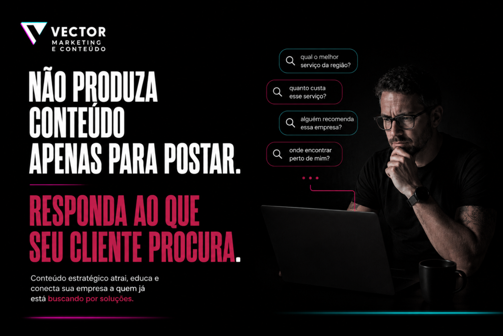 Conteúdo estratégico para marketing digital de negócios locais