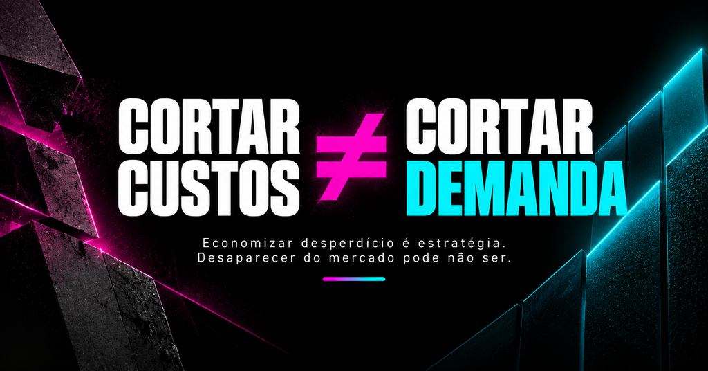 Marketing em tempos de crise: cortar custos não significa cortar a geração de demanda