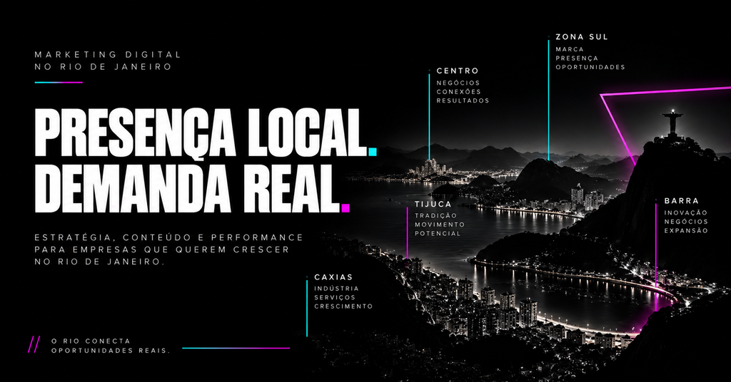 Estratégia de marketing digital local no Rio de Janeiro